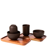 Yixing Clay Aroma Tea Cup Set (ZiSha: ZiNi)
