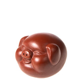 Happy Pig Tea Pet, ZiSha (Yixing Clay)