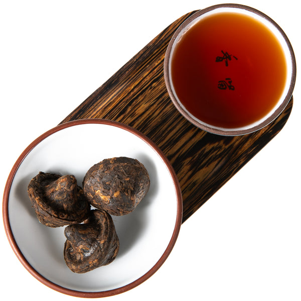 Aged "Mushroom" Jin Cha Ripe Pu-erh Tea, 1995