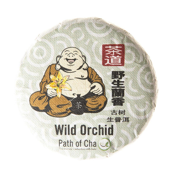 "Wild Orchid" GuShu Raw Pu-erh Tea Cake (100g)