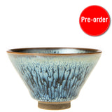 Handmade "Bamboo Hat" Jianzhan Tenmoku Tea Cup
