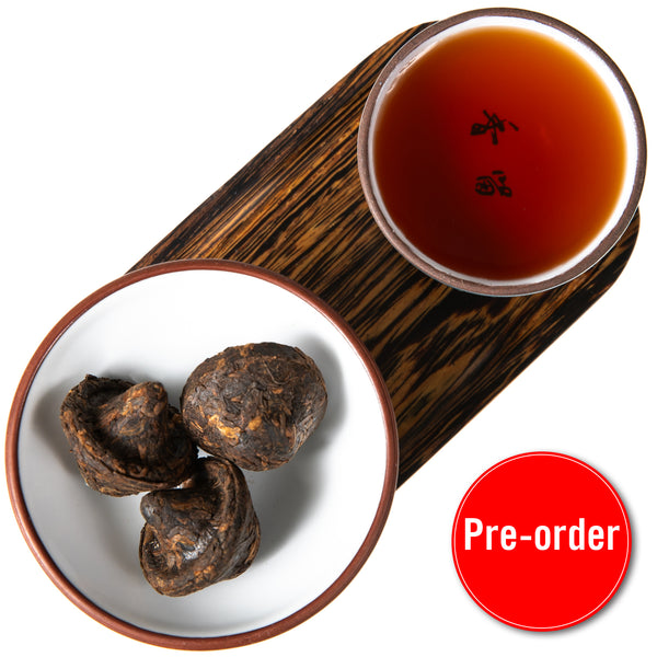 30 Years Aged "Mushroom" Jin Cha Ripe Pu-erh Tea, 1995