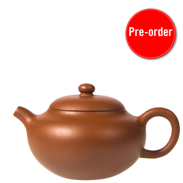 "Persimmon" Shi Yuan Yixing Teapot (ZiSha: ZhuNi)