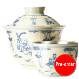 Silver Gong Fu Tea Set (Silver-lined Porcelain)