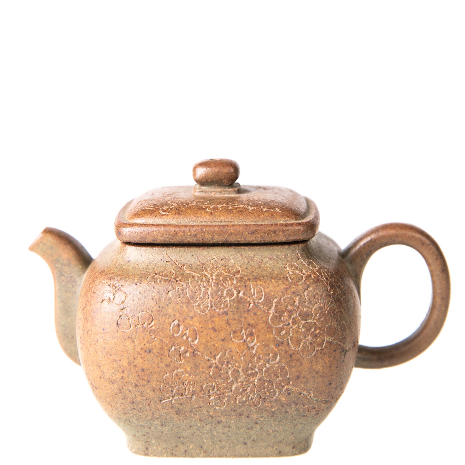 Handmade Yun Si Fang Wood-fired Yixing Teapot (ZiSha: DuanNi)